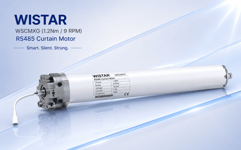 Advanced AC Curtain Motor- WSCMJ-T-1.2NM RS485